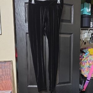 Old Navy Black Velvet Leggings